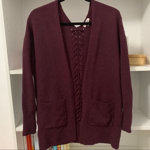 Garage off-shoulder cardagin